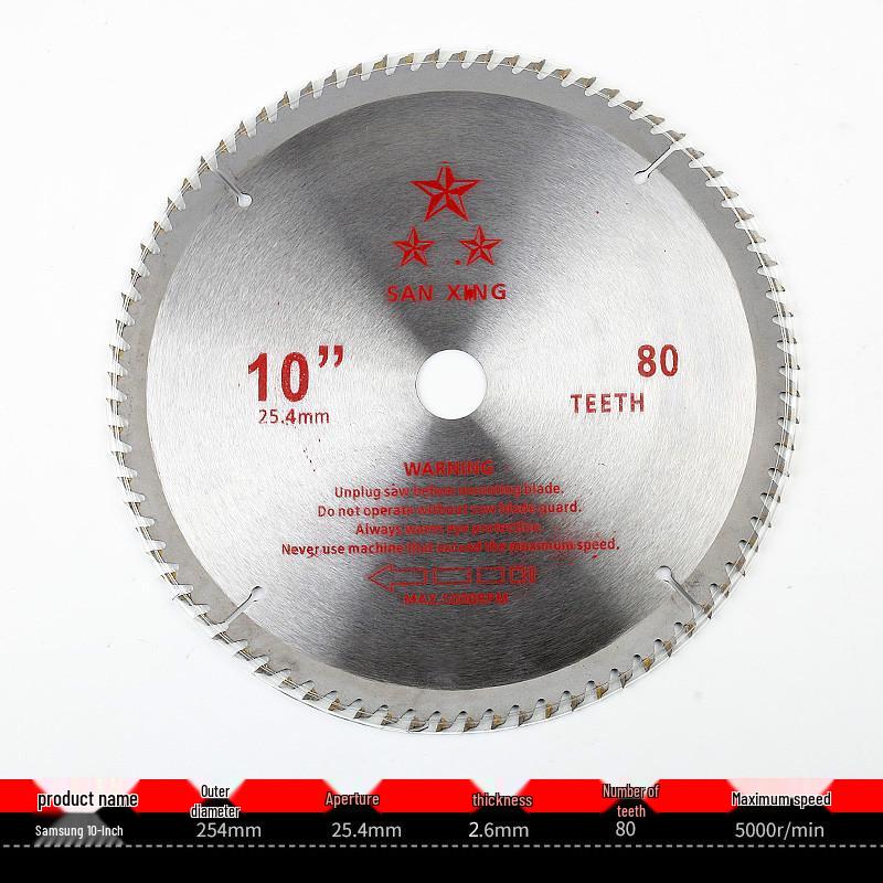 10" Woodworking Saw Blade - 255MM/300MM Cutting, 14" Steel & Alloy Wood Saw Blade
