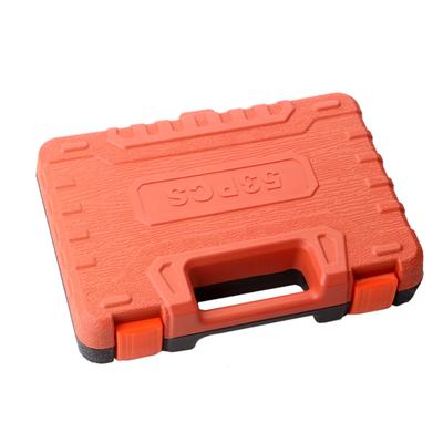 53-teiliges Ratschenschlüssel- und Steckschlüssel-Set, 1/4-Zoll-Schraubendreher-Reparatursatz, Kombi-Steckschlüsselsatz