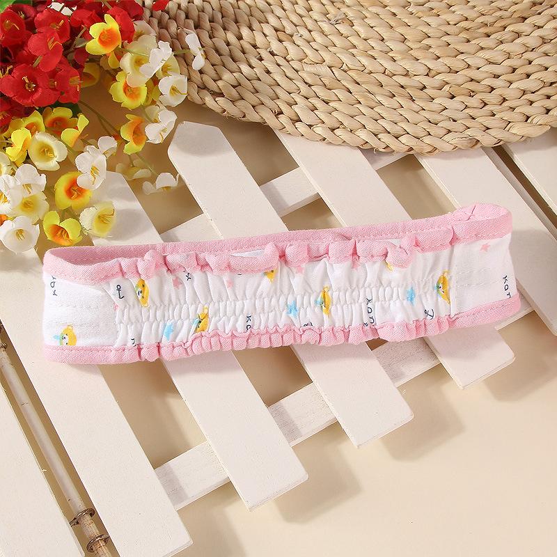 Newborn Cotton Diaper Belt Cartoon Diaper Buckle Diaper Fixing Belt Adjustable Strap