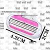 Women's Multi-layer Stainless Steel Razor for Face & Underarm Hair Removal