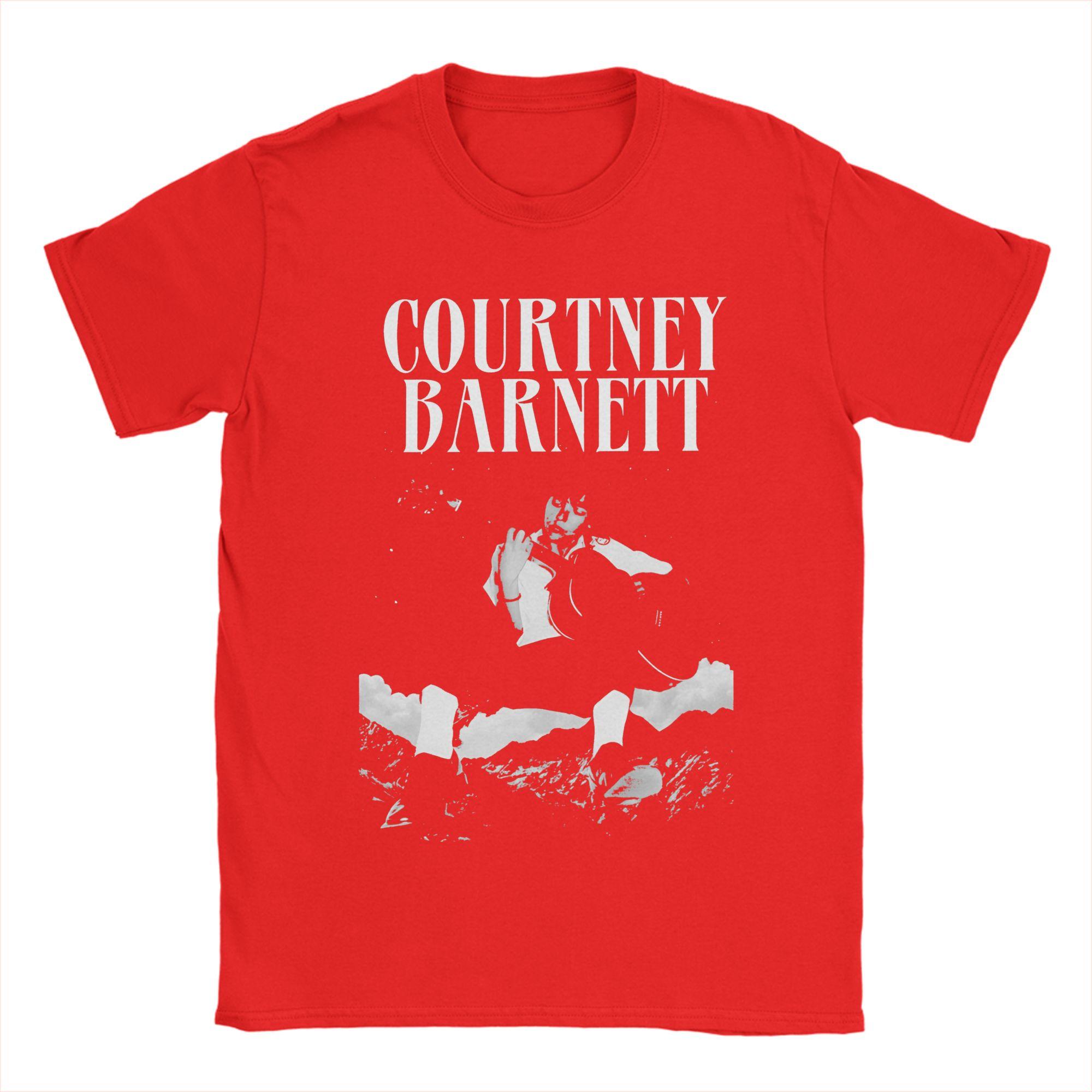 

Courtney Barnett Australian Singer T Shirt Mens Pure Cotton Novelty TShirt Crew Neck Tees Short Sleeve Clothes Party S