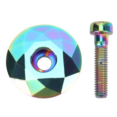 MEIJUN אופניים סגסוגת אלומיניום מכסה עליון לאוזניות אופני הרים מכסה עליון למכסה סטם לאוזניות עם