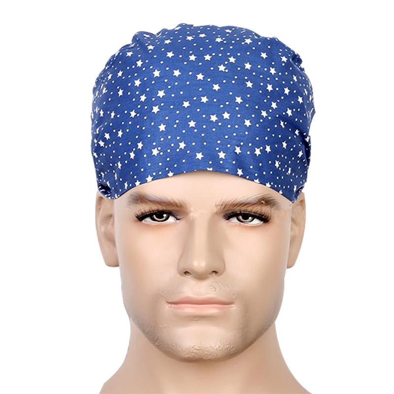 Red Plum Reflective Swallowtail Cap - Thickened Polyester In White, Pink, and Blue for Doctors and Nurses