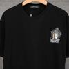 DT83 CHROME HEARTS Sommer Neu Hohe Qualität Baumwolle Rundhals Locker Große Größe Herren und Damen T-Shirt Partner T-Shirt