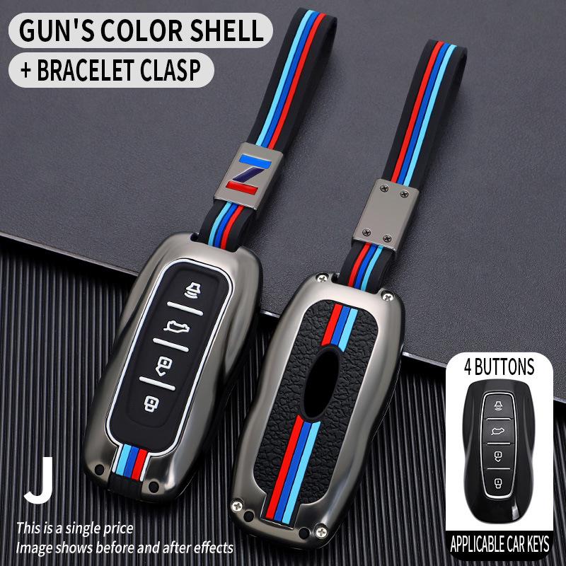 Pouzdro na klíč Ford Territory pro model Jiangling 2021 - 5/6/7 sedadel, špičkové plné obalení, spona na skořepinu auta, mod.