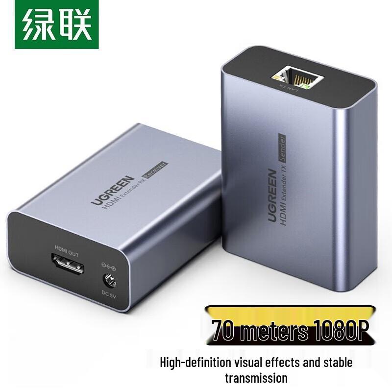 

UGREEN CM455 HDMI to RJ45 Extender 70M