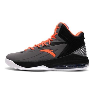 High-Top Basketballschuhe mit Stoßdämpfung, Rutschfestigkeit und Strapazierfähigkeit Herren Sneaker Schwarz Grau Orange 91631101-4