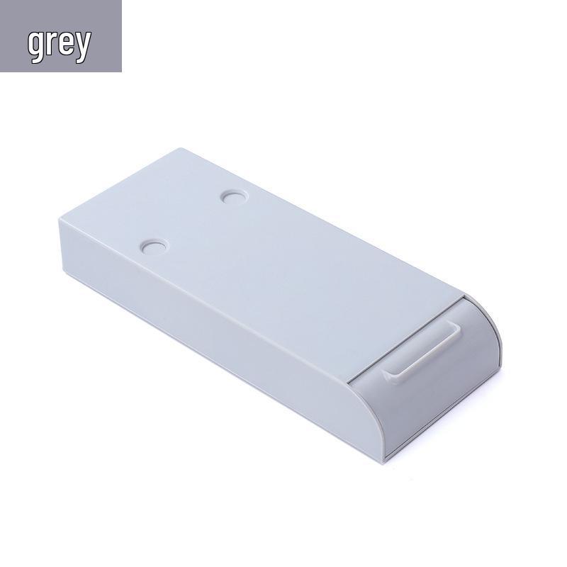 

Подвесной органайзер для ручек в виде выдвижного ящика для офисных и студенческих канцелярских принадлежностей серый