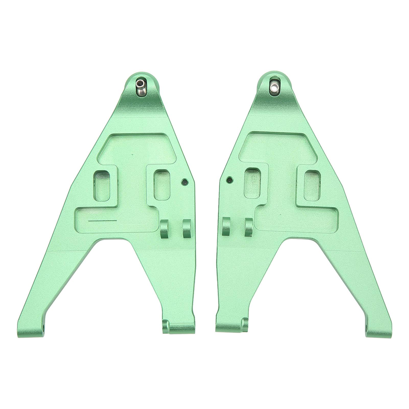 

2pcs Front Lower Suspension Arm Pull Rod Link CNC Machining RC Retrofit Upgrade Parts for TRAXXAS UDR 1 7 RC Car Green