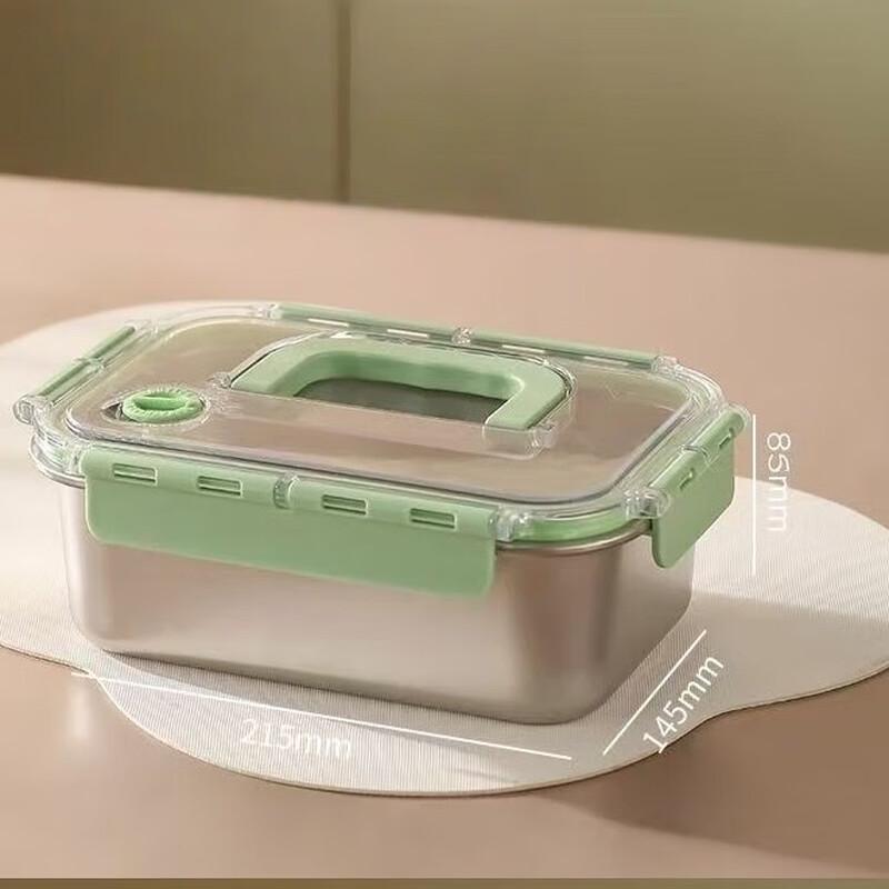 ZISIZ Stainless Steel Food Storage Box Set