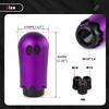 Muge Racing Ghost Shift Knob, Aluminum Weighted Automotive Gear Shift Manual Knobs Lever With 3 Threaded Adapters M8 M10 M12 X 1.25, Universal For