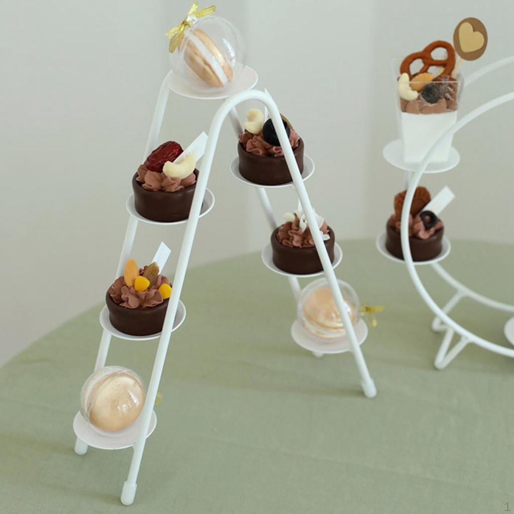 4 Etagen Cupcake Präsentationsständer Halter Servierregal für Babyparty