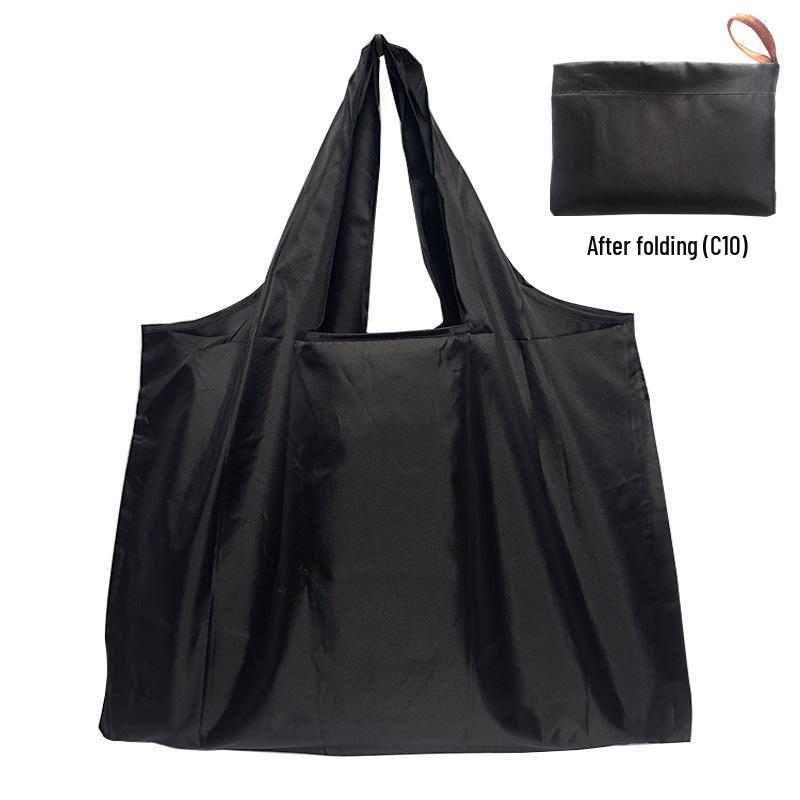 New Arrival: Eco-Friendly Foldable Oxford Cloth Tote - Large Capacity, Creative Portable Shopping Bag with Print Design.