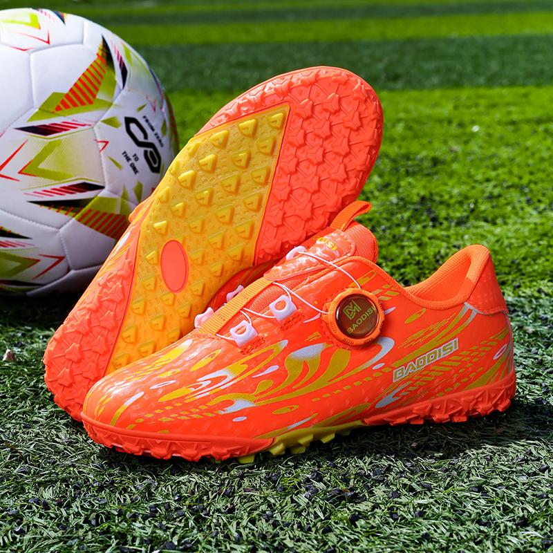 New Children Football Boots Society Cleats Soccer Shoes Professional Boys Girls Football Field Boots Original Non Slip Sneakers