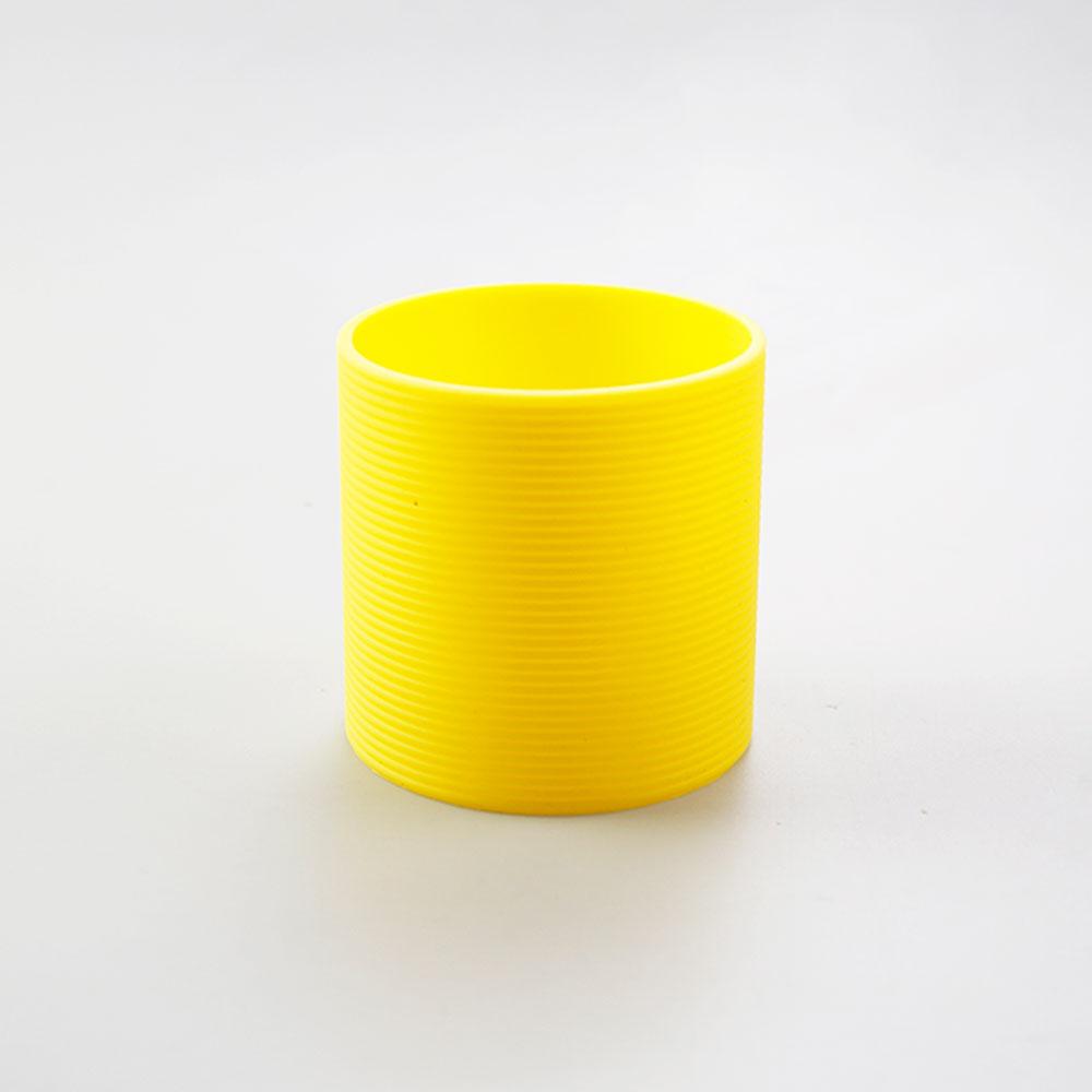 SW 16 Colors 7.0CM Silicone Cup Cover Stripes Non-slip Heat  For Glass Cup Sleeve 70MM Insulated Water Bottle Cup Sleeve