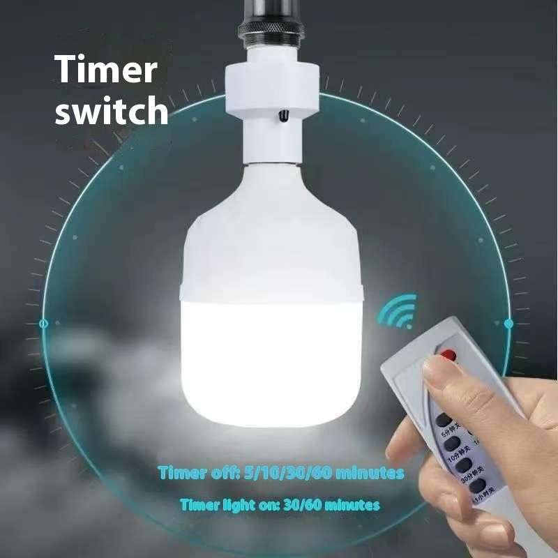 Ac85-265V E27 Lamp Base With Wireless Smart Remote Control Intelligent Switch Lamp Holder Cap Smart Home Accessory