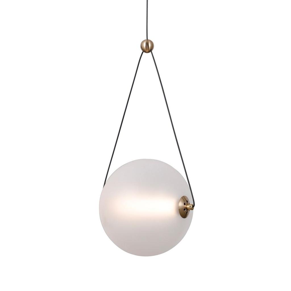Lampa wisząca LED 9W Rastia PND-34361-M-HBR-OPAL Italux