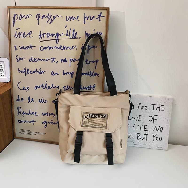 

Large capacity messenger bag unisex bag 2025 casual fashion original nylon tote bag хаки