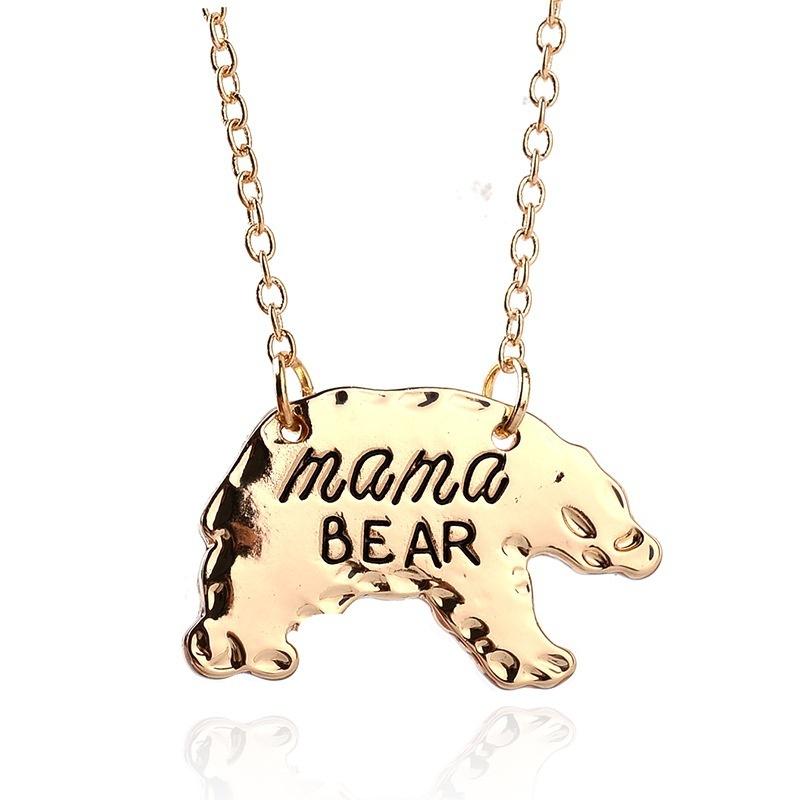 1PC Cute New Mama Bear Necklace Mothers 