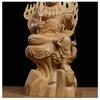 Fudo Myoo (Acala) Buddhist Statue, Wooden Carving, Buddhist Altar Ornament, Cypress Wood, Guardian Deity, Year of the Rooster, One of the Five Great M