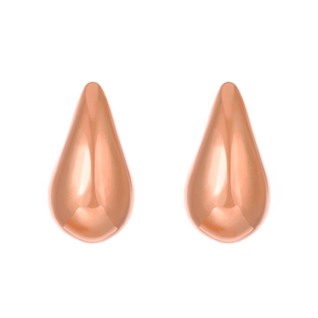 Elegant French Water Drop Small Bean Earrings for Women - Niche High-End Cold Style