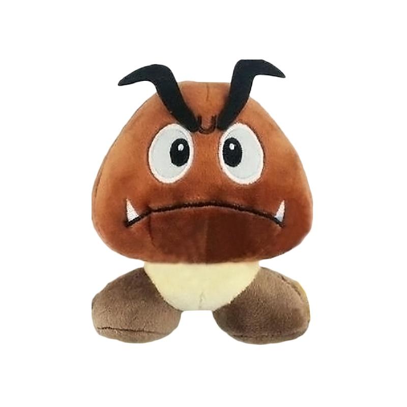 6 Super Mario Brossad Goomba Stuffed Plush Doll Toy Cute Gift Doll Hot
