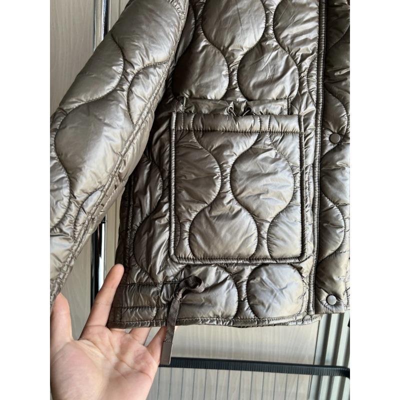 Waterproof Cotton Padded Jacket Fashion Quilted Stand-up Collar Thin Cotton Coat