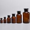 30/60/125/250/500 ml Reagensburk Läckagesäker Klar Liten Reagensflaska med Kork Reagensflaska Glas Laboratorieflaska