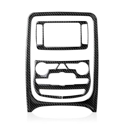 For Dodge Durango 2014-2017 Center Console A/C Outlet Adjustment Panel Cover Trim Carbon Fiber Interior Accessories