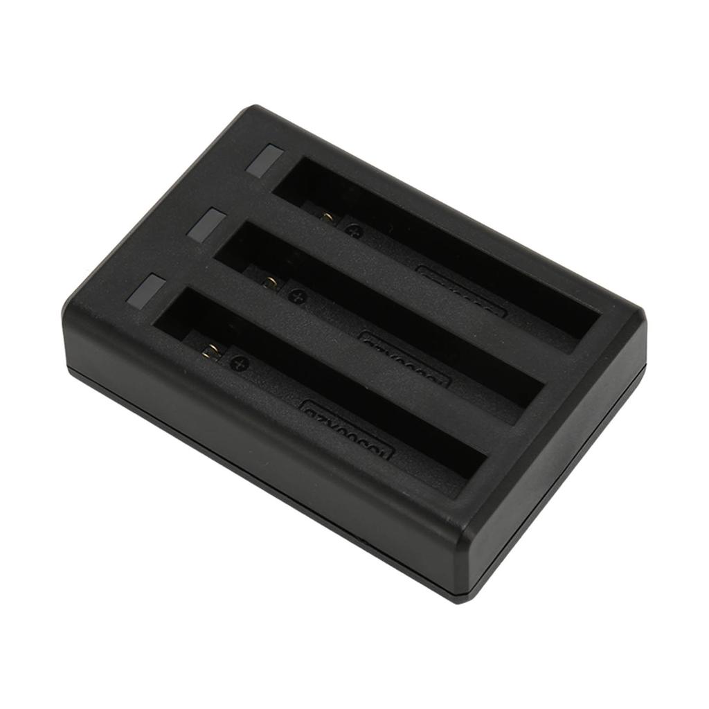 3 Channel Battery Charger Smart Safe Fast Battery Charger Hub with LED Indicator for Insta360 ONE X2 Camera