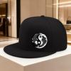 Yin Yang Fish Print Flat Brim Cap Unisex Women Adjustable Snapback Hat Street Baseball Cap
