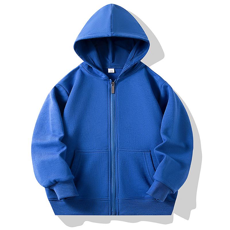 Children's Zipper Hoodie Jacket - Boys & Girls Casual Sports Top for Spring and Autumn