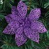 6'' Hollow Wedding Party Decor Christmas Flowers Xmas Tree Decorations Poinsettia AVE