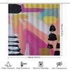 Colorful Brush Strokes Shower Curtain Modern Bathroom Decor For Home Improvement Projects