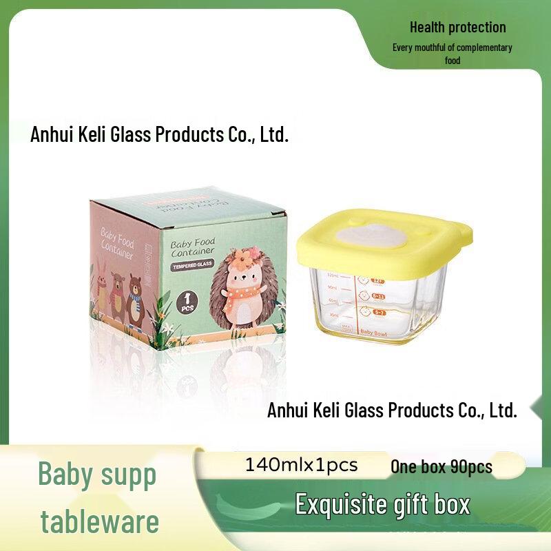 abay Baby Glass Feeding Bowl Set