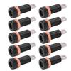 10pcs 4mm Banana Jack Socket Mount Binding Post Connector Adapter Panel for Electronic Instrument