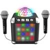 Karaoke - Cefa Toys - Disko koule - 2 mikrofony - Světelné efekty - Bezdrátový reproduktor