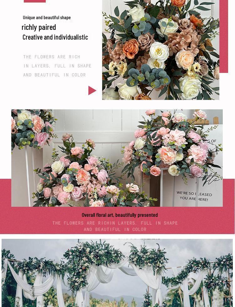 Artificial Wedding Aisle Flower Arrangements - Event and Stage Decoration Props