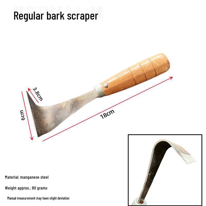 Традиционный скребок для коры дерева и нож из марганцевой стали