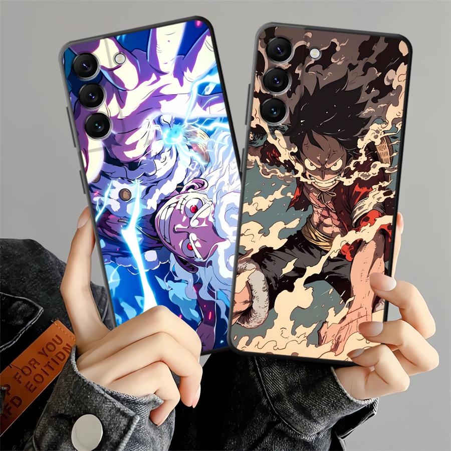 Cool Luffy Anime Case for Samsung Galaxy A05 A01 A02 A50 A70 A03 Note 20 Ultra 9 10 A04 A07 A06 A30 A40 A10 A20 Phone Cover