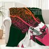 Singer Skrillex Throw Lightweight 240g Flannel Blanket Soft Skin-friendly for Summer Cooling