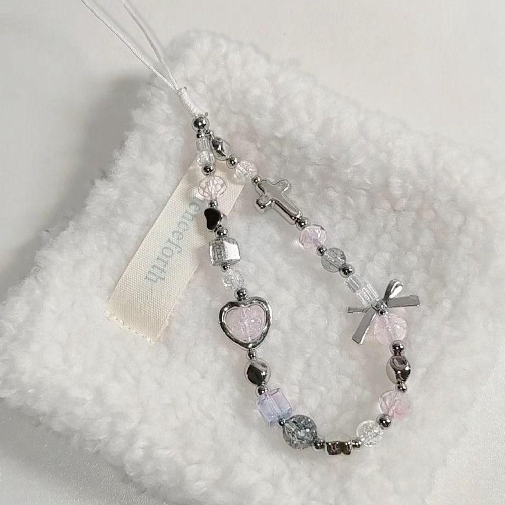 Hanging Rope Phone Wrist Strap Phone Charm Cellphone Lanyard Butterfly Phone Chain  Jewelry Gift