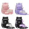 Mochila Escolar de Ensino Fundamental Conjunto de Três Peças Mochila Casual para Meninas