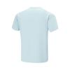 Li Ning Cooling Tea T Ice Silk Quick-Dry Cool Solid Color Round Neck Casual Sports Short Sleeve T-Shirt Men Tops Light-Blue ATSU731-7