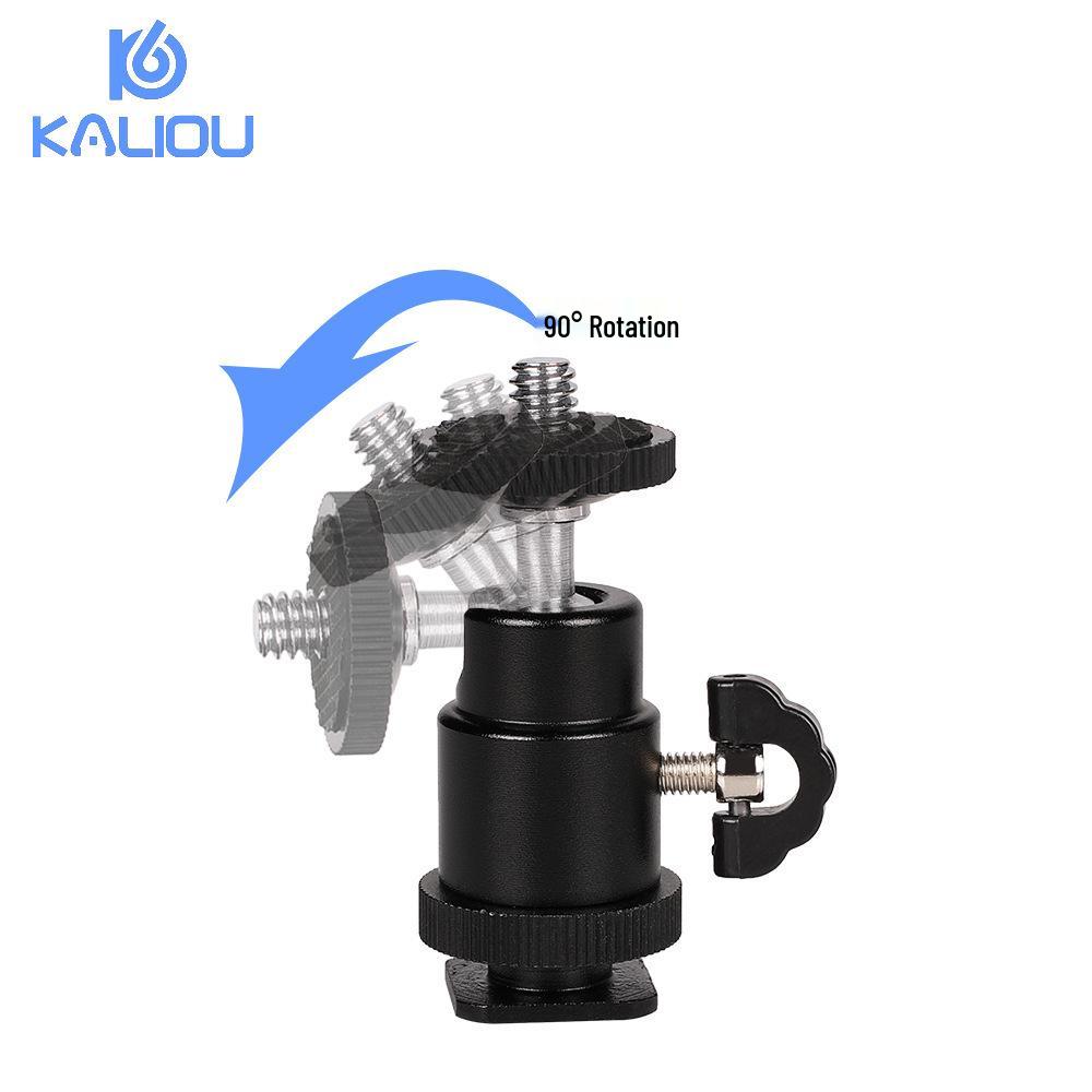 Universal 360° Rotating Metal Ball Head for Tripod & Light Stand