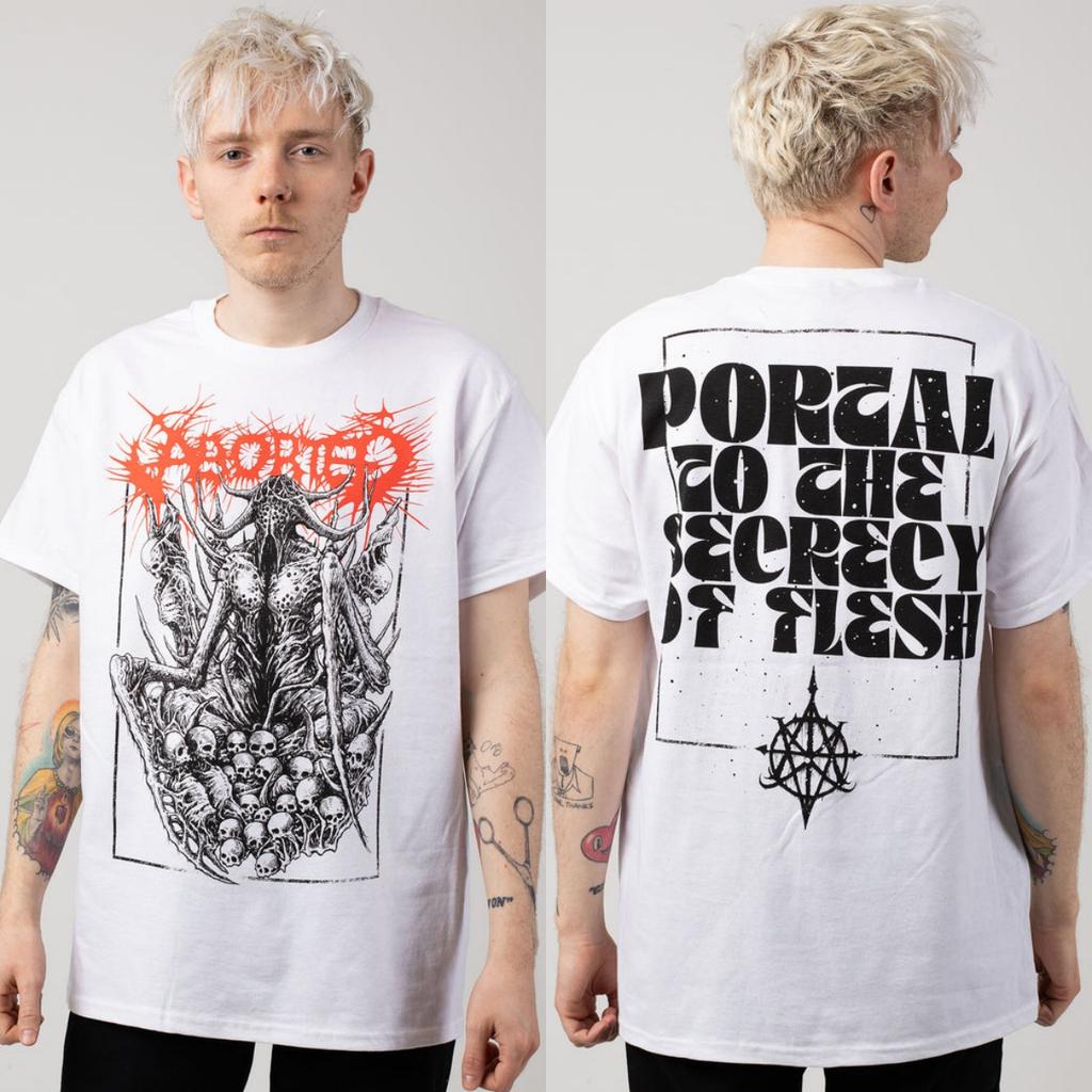 New Aborted Graphic Cotton Tshirt Unisex Summer Short Sleeve Fashion Brand Tee Luxury Casual Vintage Tee