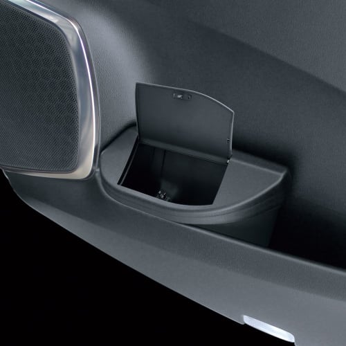 Specifiche del modello di auto Tsuchiya Yac Toyota 30 Series Alphard Vellfire Side Box Trash Can per sedile del conducente Nero SV-AV4