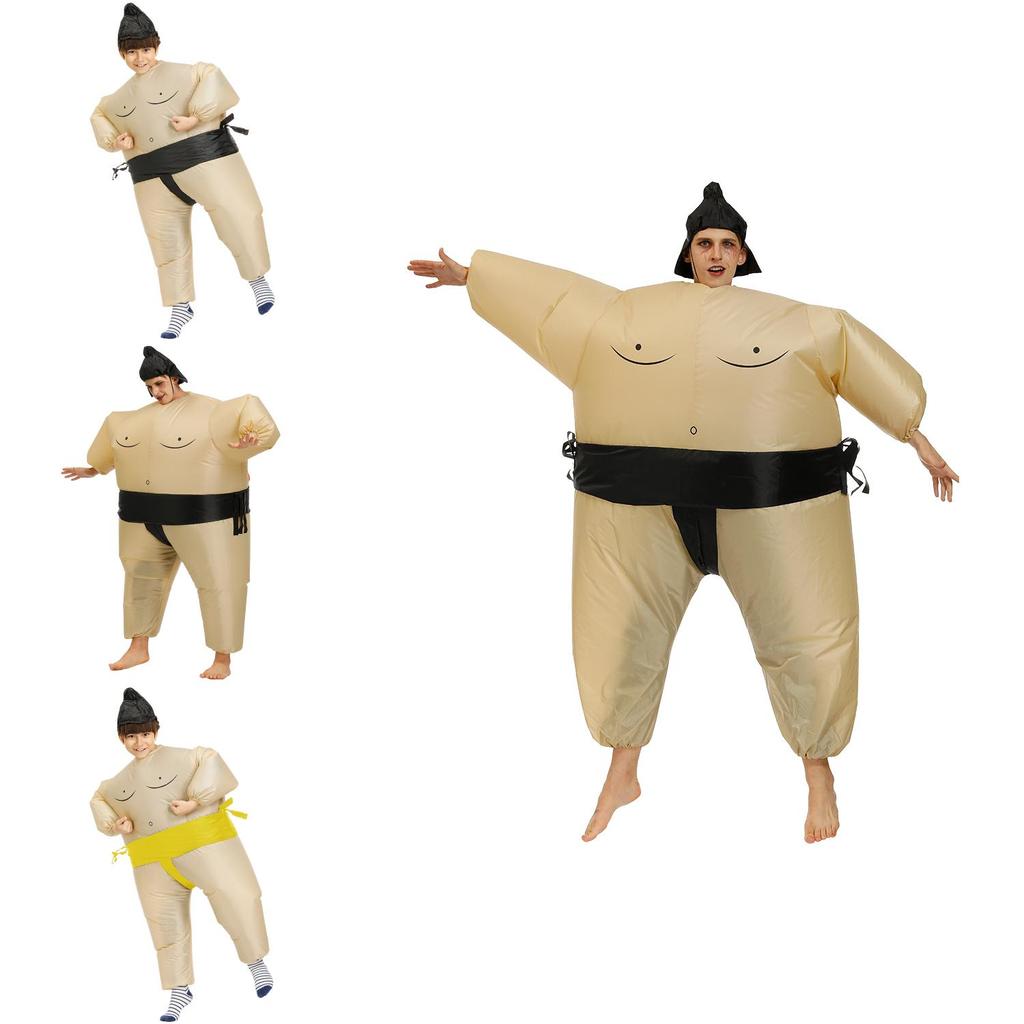 Auffälliges Sumo-Kostüm Aufblasbarer Anzug mit bequemer Passform für alle Altersgruppen