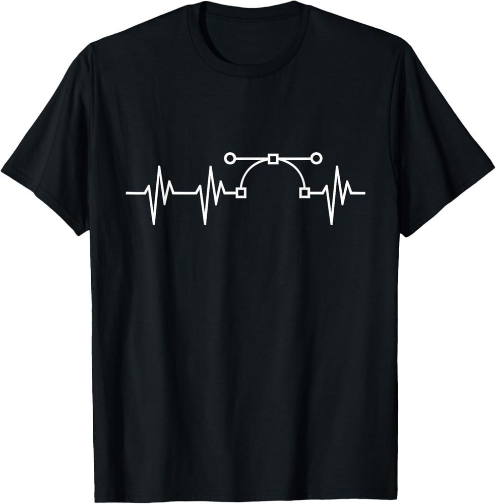 

Bezier Curve Heartbeat Funny Animation Animator Gift Unisex T-Shirt M