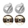 Příslušenství pro plynový gril 4ks Pokovené knoflíky pro vylepšenou estetiku